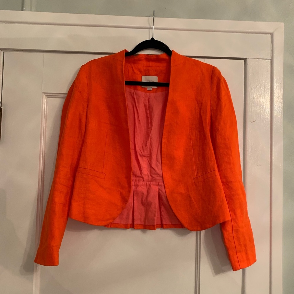 Orange Loft blazer